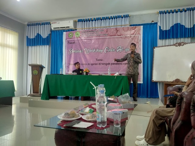 HMJ IAT IAIN LANGSA GELAR KEGIATAN WORKSHOP CINTA AL-QURAN