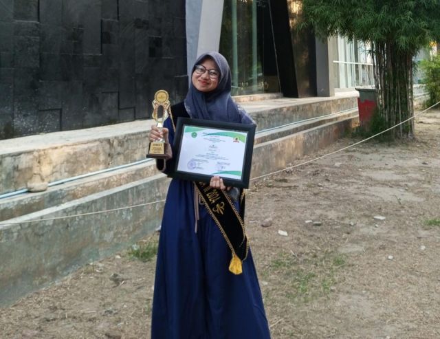 Mahasiswi IAT, Terpilih Juara 3 Duta Baca UPT Perpustakaan IAIN Langsa