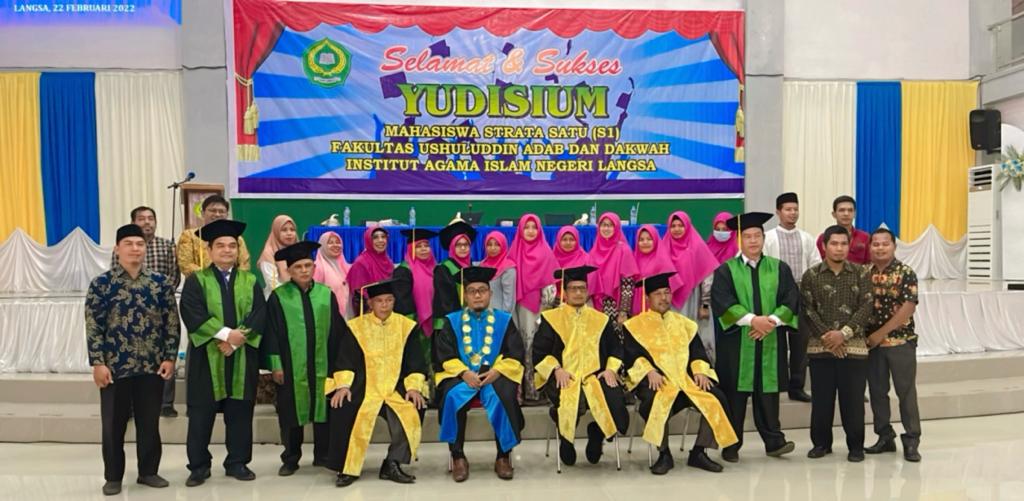 Yudisiumkan 84 mahasiswa FUAD IAIN siap abdikan diri dan  tantangan era digitalisasi